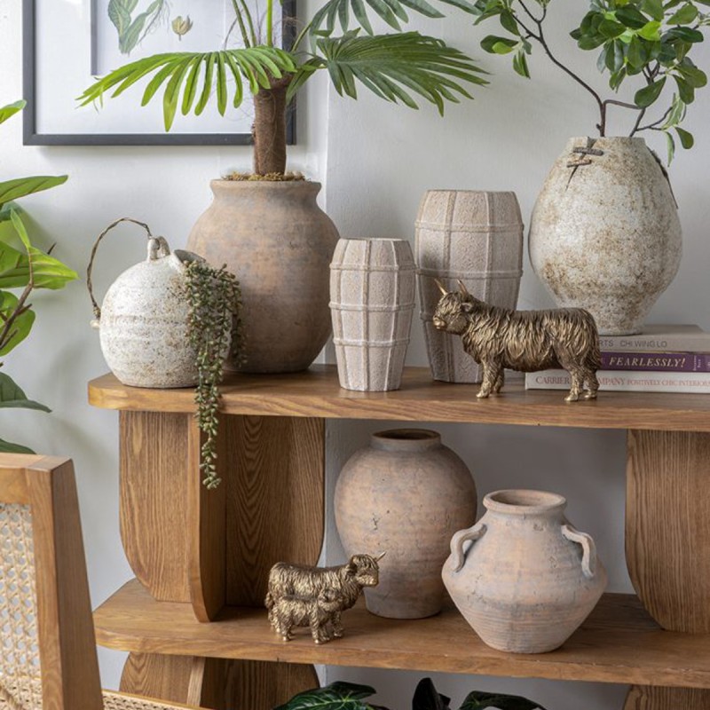 Artekko Antique Βάζο από Τερακότα (27x27x33)cm