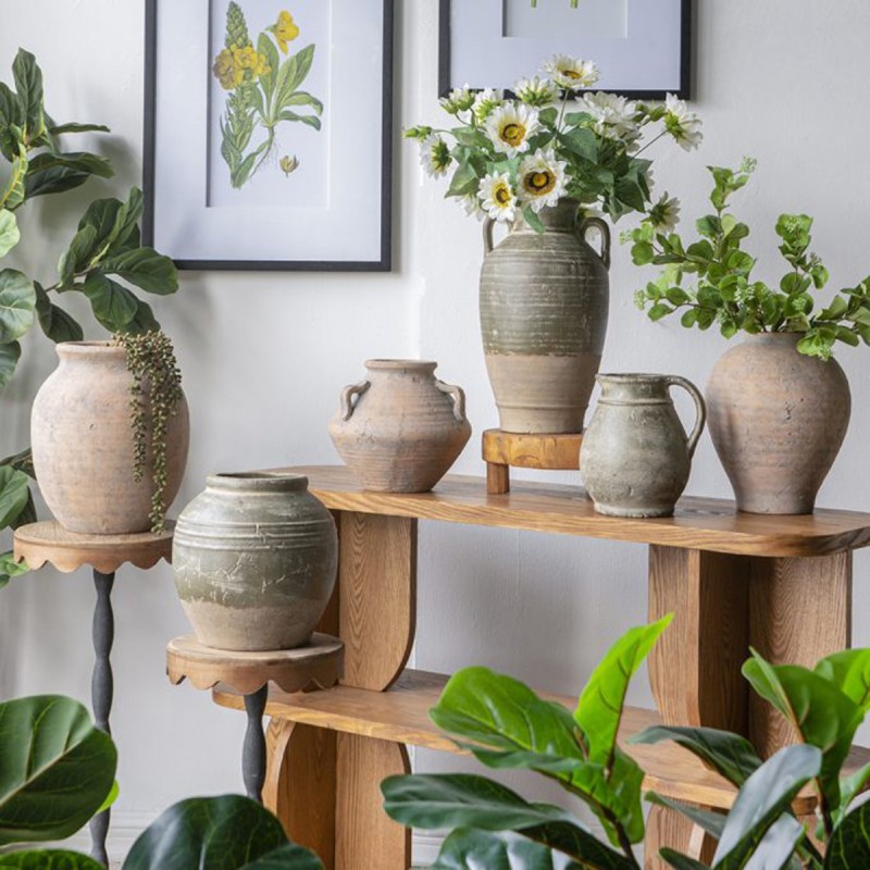 Artekko Antique Βάζο από Τερακότα (24x24x28)cm