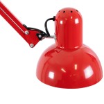 GloboStar® AUDREY 01470 Vintage Φωτιστικό Δαπέδου Μονόφωτο 1 x E27 Κόκκινο Μεταλλικό Καμπάνα D15 x H190cm