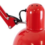 GloboStar® AUDREY 01470 Vintage Φωτιστικό Δαπέδου Μονόφωτο 1 x E27 Κόκκινο Μεταλλικό Καμπάνα D15 x H190cm