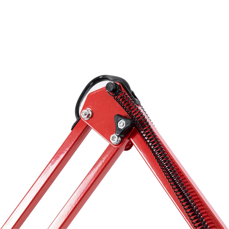 GloboStar® AUDREY 01470 Vintage Φωτιστικό Δαπέδου Μονόφωτο 1 x E27 Κόκκινο Μεταλλικό Καμπάνα D15 x H190cm