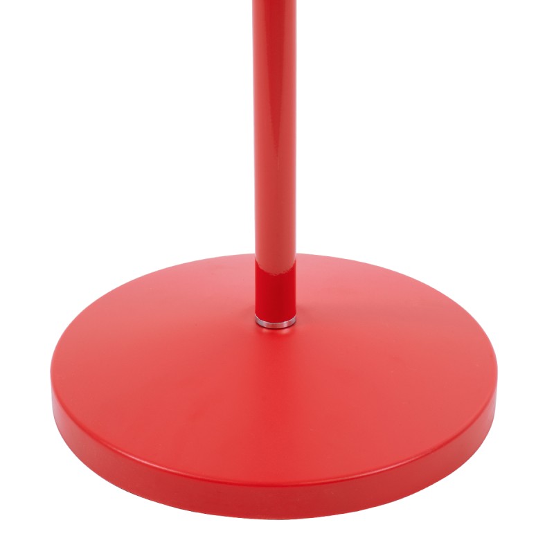 GloboStar® AUDREY 01470 Vintage Φωτιστικό Δαπέδου Μονόφωτο 1 x E27 Κόκκινο Μεταλλικό Καμπάνα D15 x H190cm