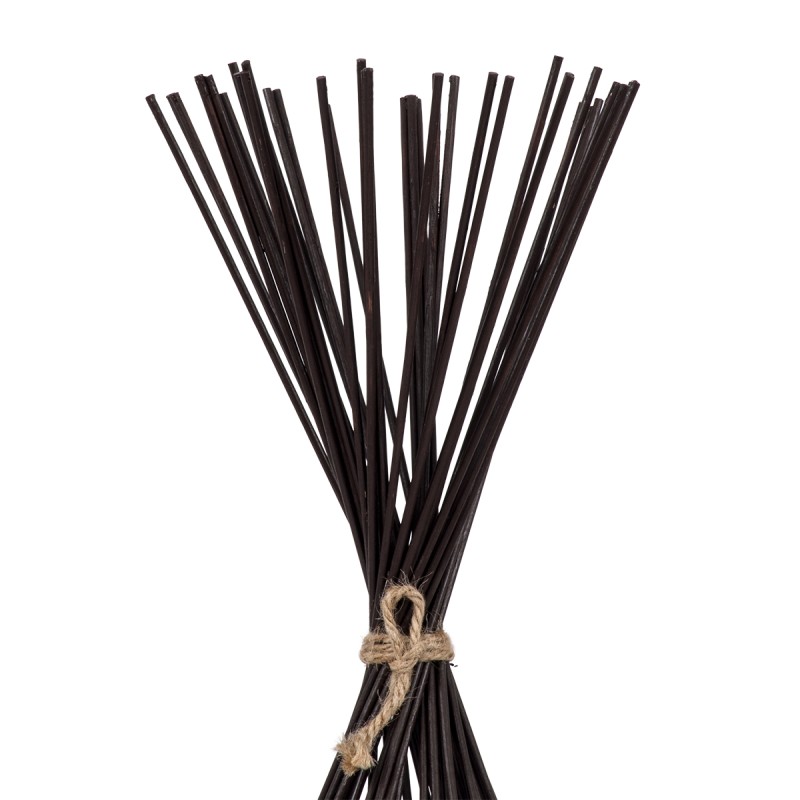 GloboStar® AZORES 01754 Boho Μοντέρνο Φωτιστικό Δαπέδου Μονόφωτο 1 x E27 Καφέ Μπαμπού Πλέγμα D30 x H90cm