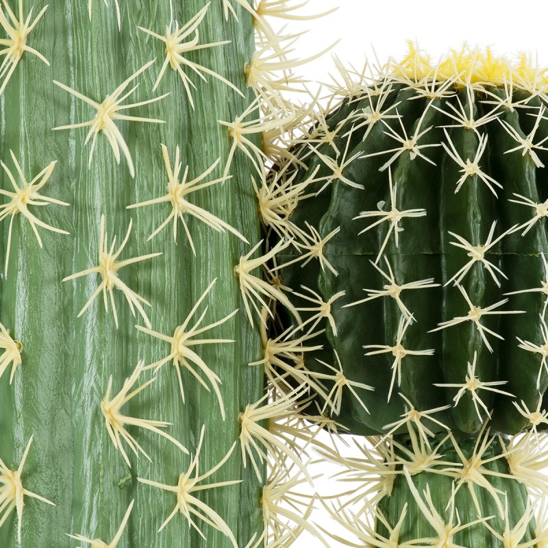 GloboStar® Artificial Garden CARNEGIEA CACTUS 20135 Τεχνητό Διακοσμητικό Φυτό Κάκτος Σαγκουάρο Υ180cm
