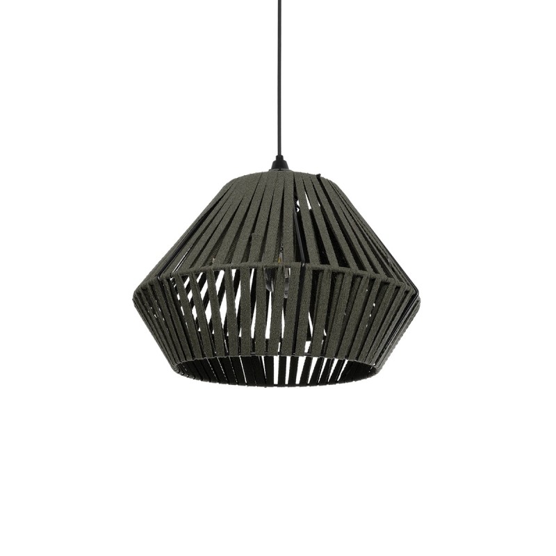 GLOBOSTAR® NUI 205-0069 Boho Κρεμαστό Φωτιστικό Οροφής με Ντουί 1 x E27 AC 220-240V IP20 - Πρασίνο - M36 x Π36 x Υ27cm