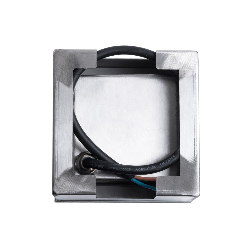 GloboStar® CYBOLITHOS 60365 Χωνευτό Φωτιστικό Σποτ Δαπέδου LED 2W 260lm 120° DC 24V Αδιάβροχο IP68 IK06 Μ10 x Π10 x Υ8cm 2700K Dimmable - Tempered Γαλακτερό Γυαλί & Ανοξείδωτο Ατσάλι - Bridgelux Chip - 3 Χρόνια Εγγύηση