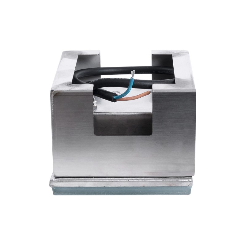 GloboStar® CYBOLITHOS 60366 Χωνευτό Φωτιστικό Σποτ Δαπέδου LED 2W 270lm 120° DC 24V Αδιάβροχο IP68 IK06 Μ10 x Π10 x Υ8cm 6000K Dimmable - Tempered Γαλακτερό Γυαλί & Ανοξείδωτο Ατσάλι - Bridgelux Chip - 3 Χρόνια Εγγύηση