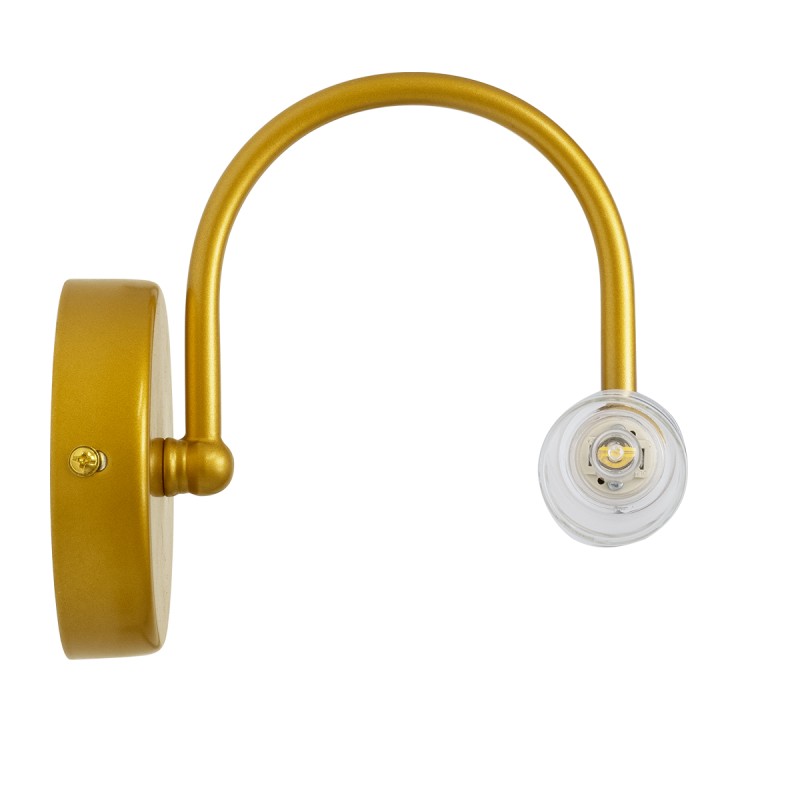 GloboStar® PAOLA 60417 Μοντέρνο Φωτιστικό Τοίχου - Απλίκα Καθρέπτη Μπάνιου - Πίνακα 2 x G9 270° AC 220-240V IP44 Μ31 x Π16 x Υ15cm - Χρυσό - 5 Χρόνια Εγγύηση