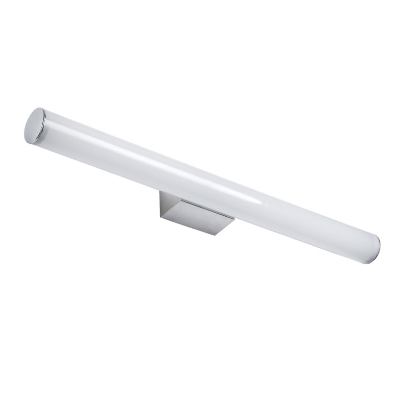 GloboStar® MABEL 60430 Μοντέρνο Φωτιστικό Τοίχου - Απλίκα Καθρέπτη Μπάνιου - Πίνακα LED 12W 1400lm 270° AC 220-240V IP44 Μ60 x Π10 x Υ5cm - Φυσικό Λευκό 4500K - Χρώμιο Νίκελ - 3 Χρόνια Εγγύηση