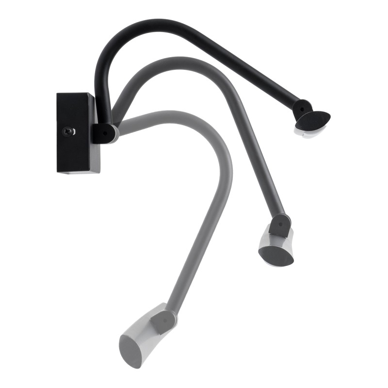 GloboStar® MIRA 60432 Μοντέρνο Φωτιστικό Τοίχου - Απλίκα Καθρέπτη Μπάνιου - Πίνακα LED 12W 1400lm 120° AC 220-240V IP44 Μ60 x Π20 x Υ13cm - Φυσικό Λευκό 4500K - Μαύρο - 3 Χρόνια Εγγύηση