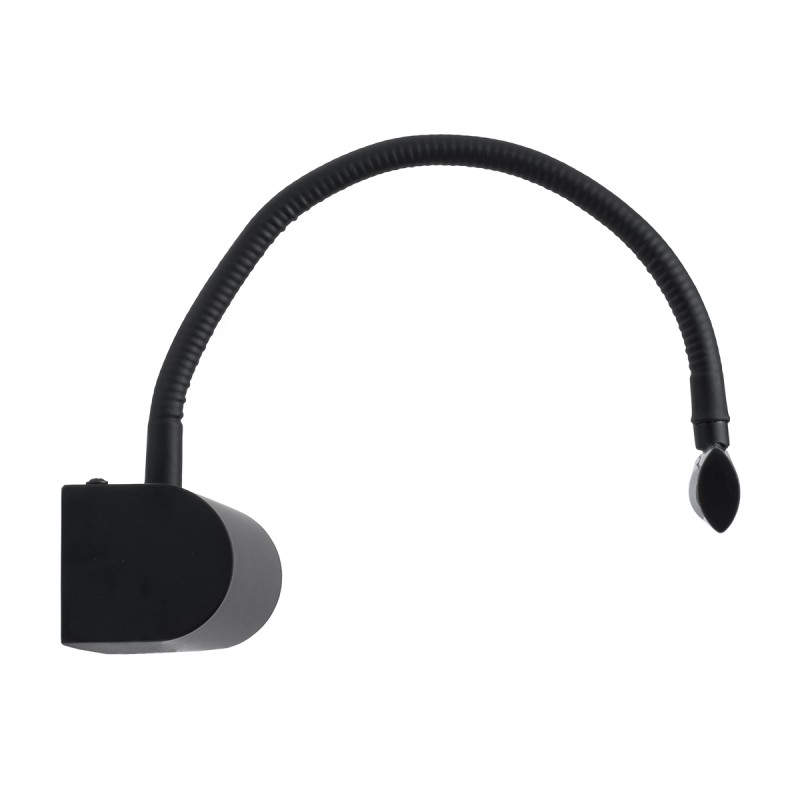 GloboStar® TROIS 60436 Μοντέρνο Φωτιστικό Τοίχου - Απλίκα Καθρέπτη Μπάνιου - Πίνακα LED 12W 1400lm 120° AC 220-240V IP44 Μ60 x Π24 x Υ18cm - Φυσικό Λευκό 4500K - Μαύρο - 3 Χρόνια Εγγύηση