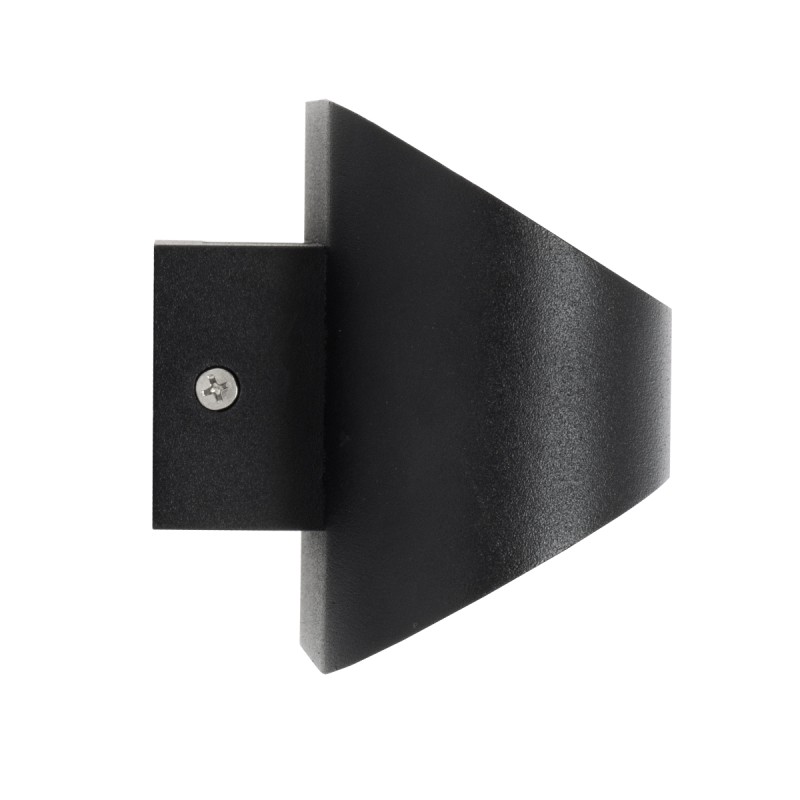 GloboStar® EDEN 60670 Φωτιστικό Τοίχου - Απλίκα Αρχιτεκτονικού Φωτισμού Εσωτερικού Χώρου Up & Down LED 10W 950lm 60° AC 220-240V IP20 Μ16 x Π10.5 x Υ9cm - Θερμό Λευκό 2700K - Μαύρο - Bridgelux Chip - 3 Years Warranty