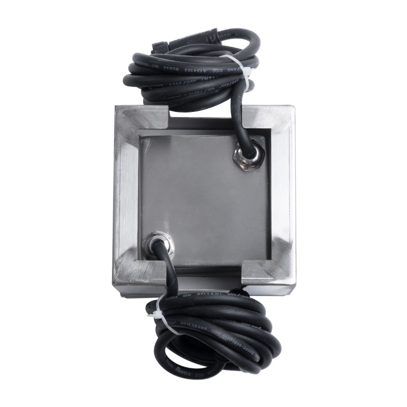 GloboStar® CYBOLITHOS 60946 Χωνευτό Φωτιστικό Σποτ Δαπέδου LED 2W 200lm 120° DC 24V Αδιάβροχο IP68 IK06 Μ10 x Π10 x Υ8cm Μπλε Dimmable - Tempered Γαλακτερό Γυαλί & Ανοξείδωτο Ατσάλι - Bridgelux Chip - 3 Χρόνια Εγγύηση