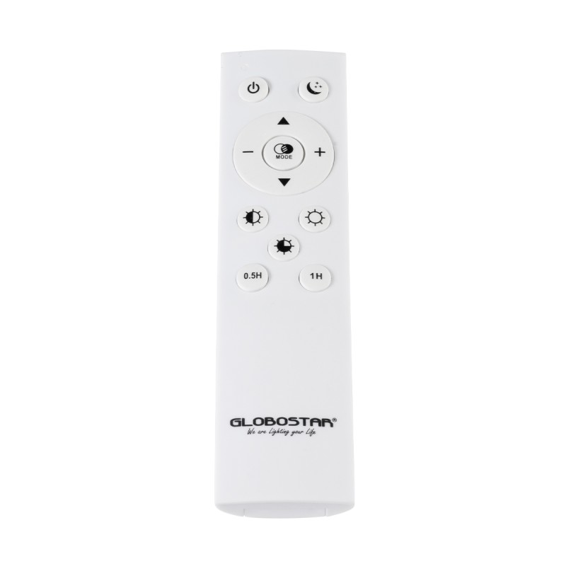 GloboStar® MORALES 61276 Κρεμαστό Φωτιστικό Οροφής Design LED CCT 54W 6048lm 200° AC 220-240V - Εναλλαγή Φωτισμού μέσω Τηλεχειριστηρίου All In One Ψυχρό 6000k+Φυσικό 4500k+Θερμό 2700k Dimmable Μ90 x Π14 x Υ14cm - Λευκό - 3 Years Warranty