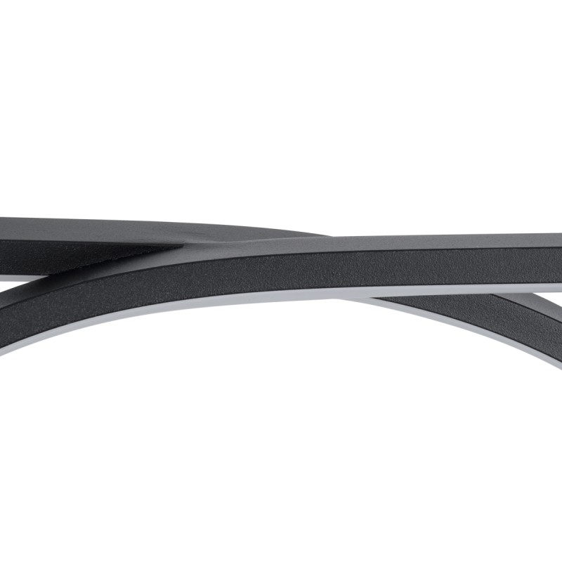 GloboStar® ROME 61294 Κρεμαστό Φωτιστικό Οροφής Linear Design LED CCT 24W 2640lm 200° AC 220-240V - Εναλλαγή Φωτισμού μέσω Διακόπτη On/Off All In One Ψυχρό 6000k+Φυσικό 4500k+Θερμό 2700k Μ65.5 x Π4 x Υ33cm - Μαύρο - 3 Years Warranty