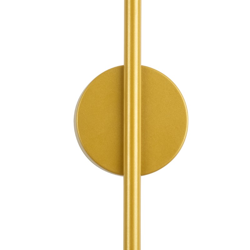 GloboStar® DIADEM 61334 Φωτιστικό Τοίχου - Απλίκα Design LED CCT 18W 2160lm 120° AC 220-240V - Εναλλαγή Φωτισμού μέσω Διακόπτη On/Off All In One Ψυχρό 6000k+Φυσικό 4500k+Θερμό 2700k Μ10 x Π4 x Υ120cm - Χρυσό - 3 Years Warranty