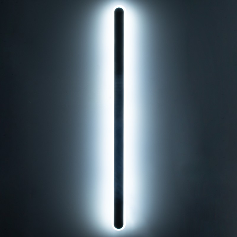 GloboStar® HOUSTON 61350 Φωτιστικό Τοίχου - Απλίκα Design LED CCT 24W 2880lm 360° AC 220-240V - Εναλλαγή Φωτισμού μέσω Διακόπτη On/Off All In One Ψυχρό 6000k+Φυσικό 4500k+Θερμό 2700k Μ6 x Π3 x Υ100cm - Χρυσό - 3 Years Warranty