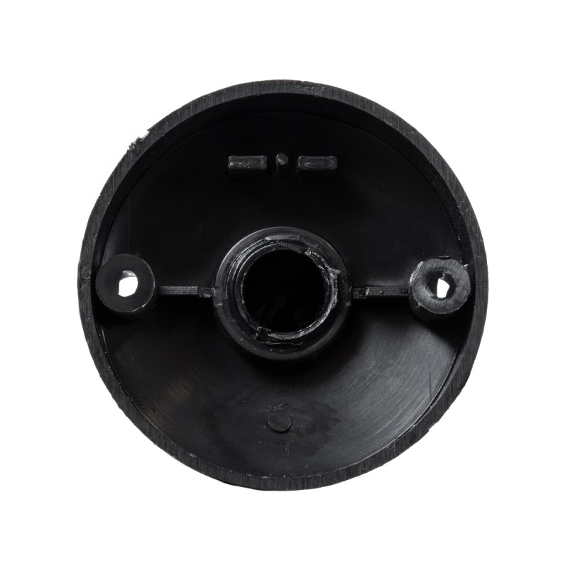 GloboStar® GARDENINI 61546 Επιφανειακό Φωτιστικό Σποτ Κήπου LED 5W 650lm 38° DC 24V IP68 Υψηλής Αντοχής ABS IK06 Φ7 x Υ14.5cm - Θερμό Λευκό 2700K Dimmable - Μαύρο - Bridgelux Chip - 3 Years Warranty