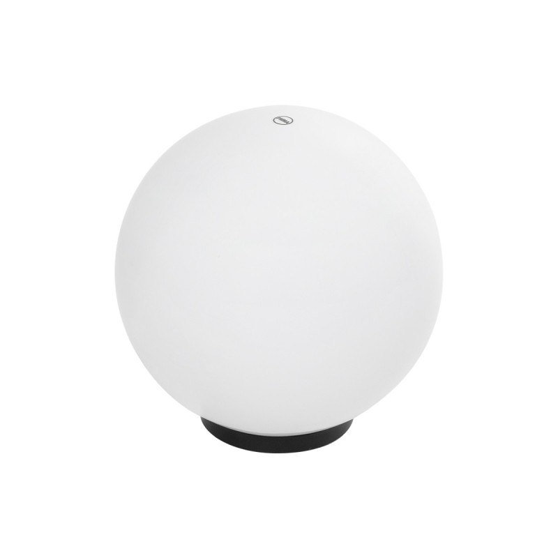 GLOBOSTAR® AGROS 61710 Φωτιστικό Κήπου με Ντουί 1 x E27 AC 220-240V Αδιάβροχο IP65 - Λευκό & Μάυρο - Μ30 x Π30 x Υ32cm