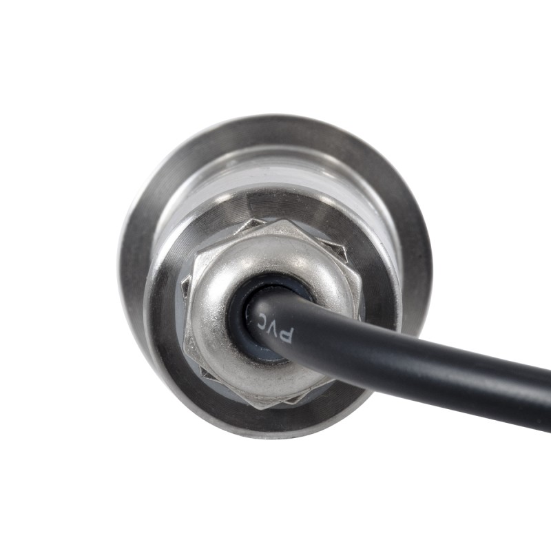 GloboStar® UNDERWATER-DANI 90410 Υποβρύχιο Χωνευτό Φωτιστικό Σποτ Ειδικό για Σιντριβάνια LED 1W 90lm 5° DC 24V Αδιάβροχο IP68 Φ3 x Υ5cm Θερμό Λευκό 2700K - Ανοξείδωτο Ατσάλι - 3 Χρόνια Εγγύηση