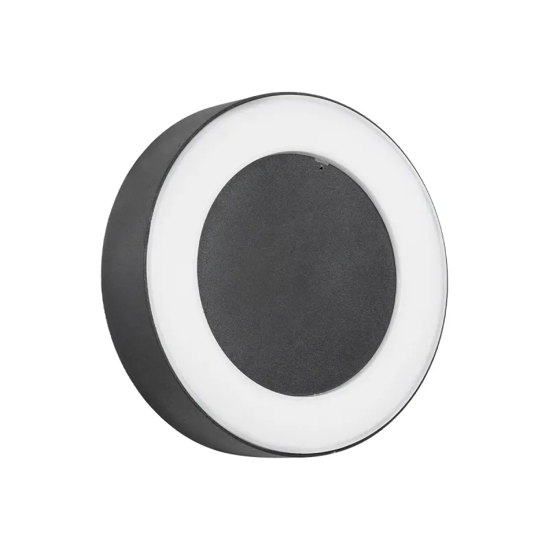 GLOBOSTAR® LINEART GLB-103-0038 Φωτιστικό Τοίχου / Απλίκα LED 18W 1620lm 120° AC 220-240V Αδιάβροχο IP65 Θερμό Λευκό 2700K - Sanan SMD Chip - Μαύρο Ματ - Μ20 x Π4.5 x Υ20cm - 3 Χρόνια Εγγύηση