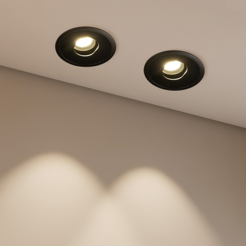 kelvo® ASYMMETRICAL KLV-101-0132 Χωνευτό Downlight Σποτ LED 7W 840lm 15°x30° AC 220-240V IP20 Θερμό Λευκό 2700K - Bridgelux COB Chip & TÜV SÜD Driver - Μαύρο Ματ - Μ8.3 x Π8.3 x Υ8.16cm / Q7.25cm - 5 Χρόνια Εγγύηση