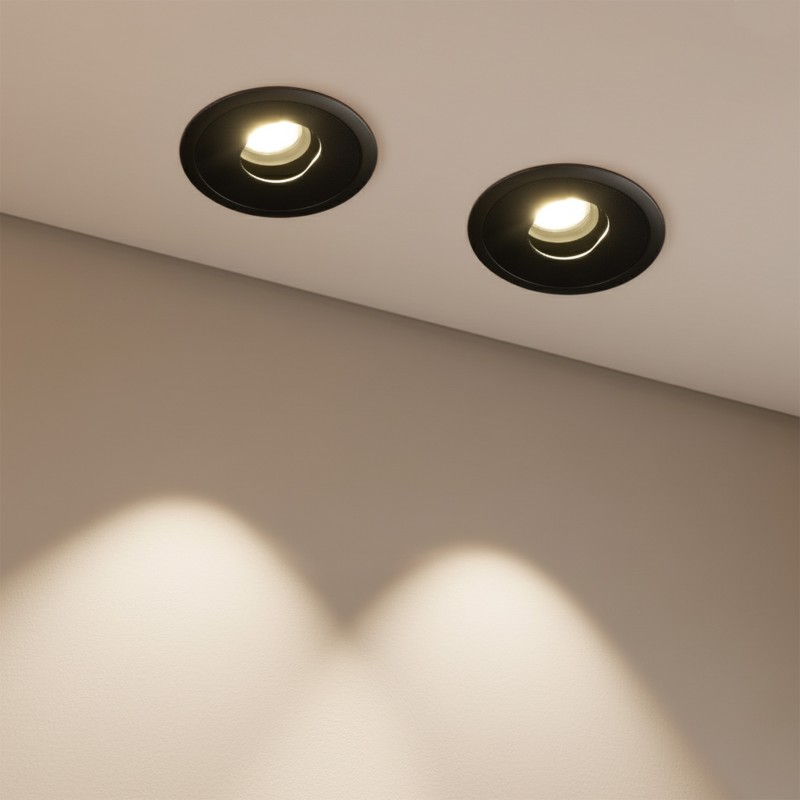 kelvo® ASYMMETRICAL KLV-101-0133 Χωνευτό Downlight Σποτ LED 7W 875lm 15°x30° AC 220-240V IP20 Φυσικό Λευκό 4500K - Bridgelux COB Chip & TÜV SÜD Driver - Μαύρο Ματ - Μ8.3 x Π8.3 x Υ8.16cm / Q7.25cm - 5 Χρόνια Εγγύηση