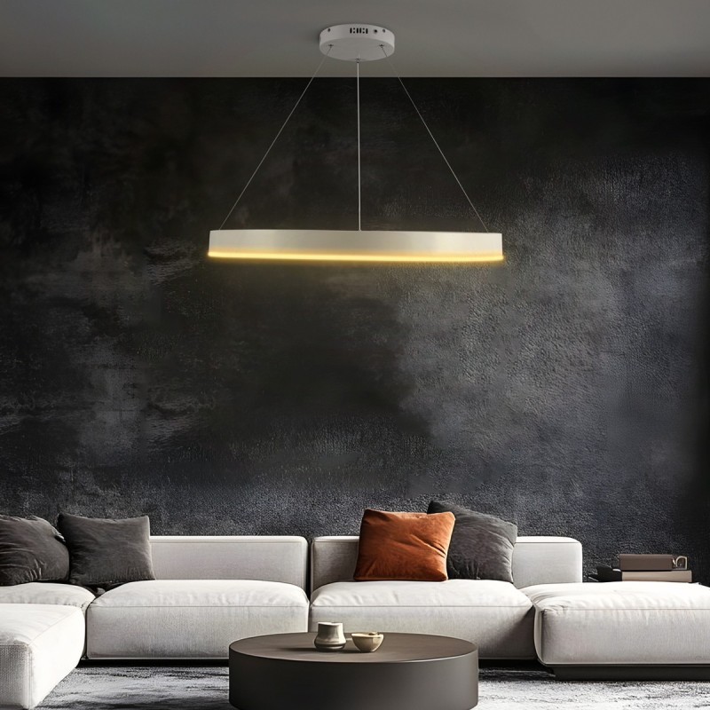 kelvo® VENOM KLV-101-0191 Κρεμαστό Φωτιστικό Οροφής LED 67W 6700lm 120° AC 220-240V IP20 Ρυθμιζόμενο Λευκό CCT με Χειριστήριο από 2700K έως 6000K Dimmable - Lumileds SMD Chip - Λευκό Ματ - Μ80 x Π80 x Υ6.5cm - 3 Χρόνια Εγγύηση