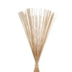 GloboStar® PORTONOVO S-02276 Boho Επιδαπέδιο Φωτιστικό Μονόφωτο 1 x E27 AC220-240V IP20 - Φ35 x Υ165cm - Μπεζ Ξύλινο Πλέγμα