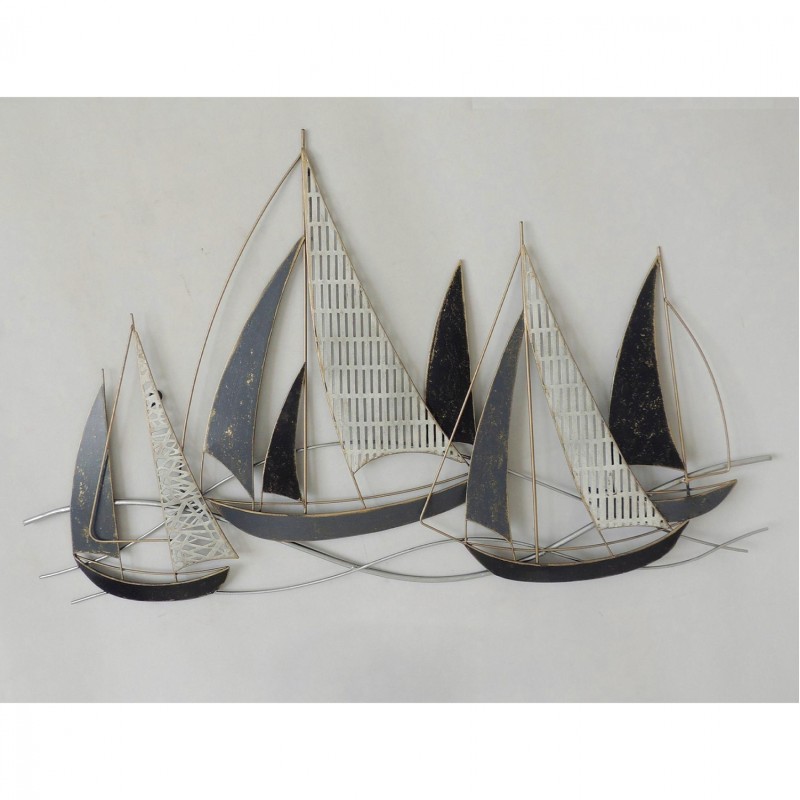 ΜΕΤΑΛΛΙΚΟ ΔΙΑΚΟΣΜΗΤΙΚΟ ΤΟΙΧΟΥ HM7160 ΑΝΘΡΑΚΙ ΛΕΥΚΟ ΧΡΥΣΟ 91x3x55Y εκ.