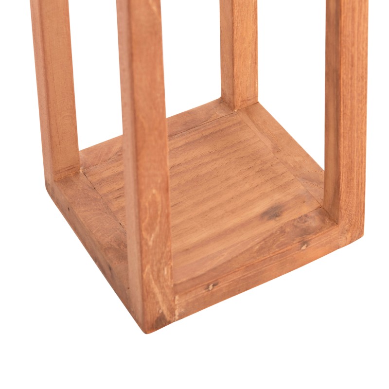 ΕΠΙΤΡΑΠΕΖΙΟ ΔΙΑΚΟΣΜΗΤΙΚΟ ΦΑΝΑΡΙ ΓΙΑ ΚΕΡΙ FENT HM4583 ΞΥΛΟ TEAK ΦΥΣΙΚΟ 15x15x30-53Υεκ.