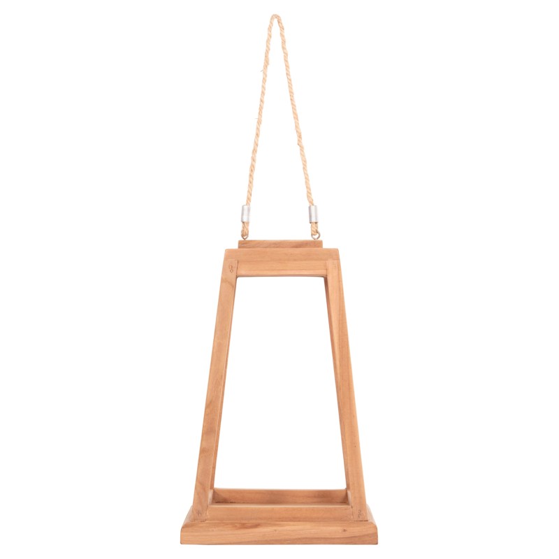 ΕΠΙΤΡΑΠΕΖΙΟ ΔΙΑΚΟΣΜΗΤΙΚΟ ΦΑΝΑΡΙ ΓΙΑ ΚΕΡΙ RAMI HM4584 ΞΥΛΟ TEAK ΦΥΣΙΚΟ 25x25x39-67Υεκ.