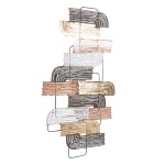 ΔΙΑΚΟΣΜΗΤΙΚΟ ΤΟΙΧΟΥ HM4206 ΜΕΤΑΛΛΟ ΣΕ ΔΙΑΦΟΡΑ ΧΡΩΜΑΤΑ 58x4x109εκ.