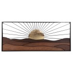 ΔΙΑΚΟΣΜΗΤΙΚΟ ΤΟΙΧΟΥ HM4219 ΔΙΑΦΟΡΕΣ ΑΠΟΧΡΩΣΕΙΣ ΞΥΛΟΥ-ΜΑΥΡΟ ΜΕΤΑΛΛΟ 117x3x50Υεκ.