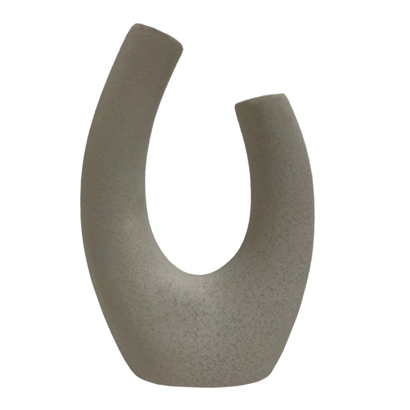 ΕΠΙΤΡΑΠΕΖΙΟ ΚΕΡΑΜΙΚΟ ΔΙΑΚΟΣΜΗΤΙΚΟ ELLIPTO HM4643.01 ΥΠΟΛΕΥΚΟ ΚΡΥΣΤΑΛΛΙΚΟ 15x7x21,5Υεκ