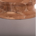 ΔΙΑΚΟΣΜΗΤΙΚΟ ΒΑΖΟ ΔΑΠΕΔΟΥ LINTER HM4662.05S FIBER CEMENT ΓΚΡΙ ΜΑΤ--ΞΥΛΟ ΤΕΑΚ Φ34x60Υεκ