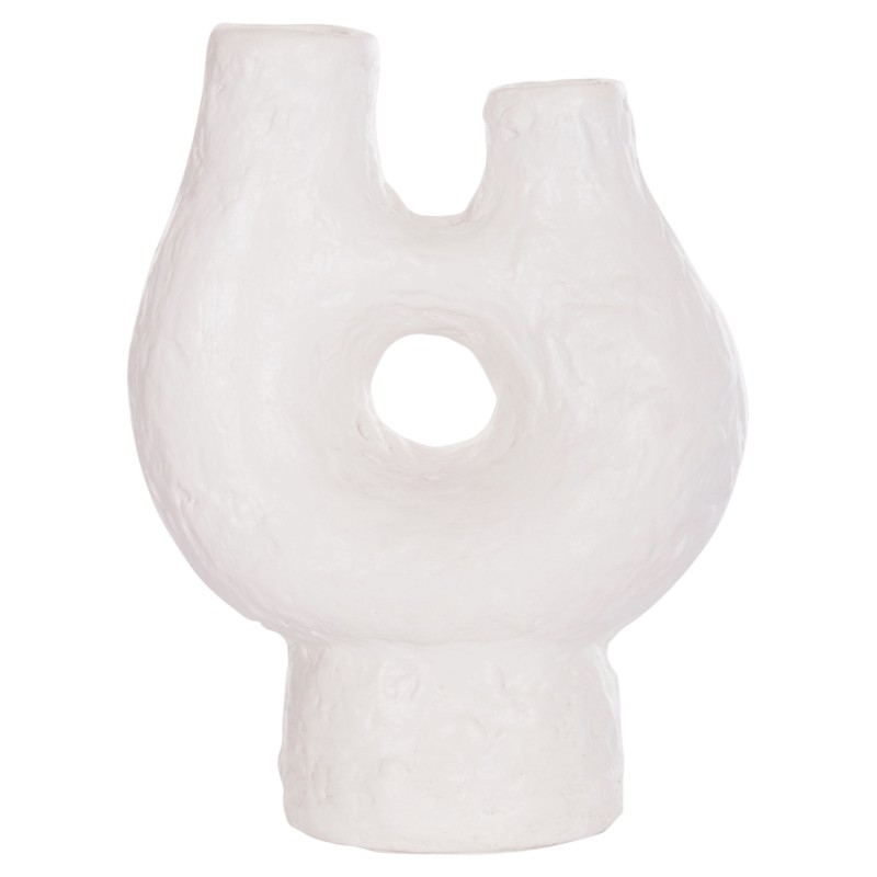 ΕΠΙΤΡΑΠΕΖΙΟ ΔΙΑΚΟΣΜΗΤΙΚΟ ΒΑΖΟ NAMENTIS HM4665.02S ΛΕΥΚΗ ΤΕΡΑΚΟΤΑ--26x15x32.5Υεκ