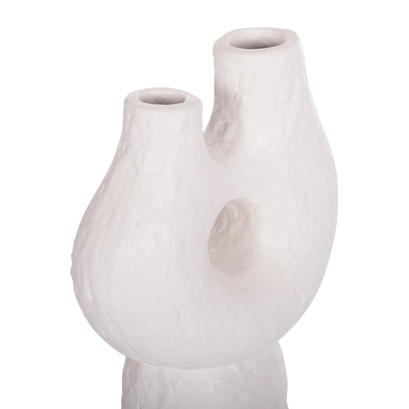 ΕΠΙΤΡΑΠΕΖΙΟ ΔΙΑΚΟΣΜΗΤΙΚΟ ΒΑΖΟ NAMENTIS HM4665.02S ΛΕΥΚΗ ΤΕΡΑΚΟΤΑ--26x15x32.5Υεκ