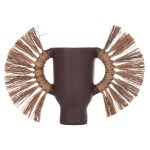 ΕΠΙΤΡΑΠΕΖΙΟ ΔΙΑΚΟΣΜΗΤΙΚΟ ΒΑΖΟ ALICA HM4668.07S ΣΟΚΟΛΑΤΙ ΤΕΡΑΚΟΤΑ & GRASS--55x19x34Υεκ