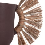 ΕΠΙΤΡΑΠΕΖΙΟ ΔΙΑΚΟΣΜΗΤΙΚΟ ΒΑΖΟ ALICA HM4668.07S ΣΟΚΟΛΑΤΙ ΤΕΡΑΚΟΤΑ & GRASS--55x19x34Υεκ