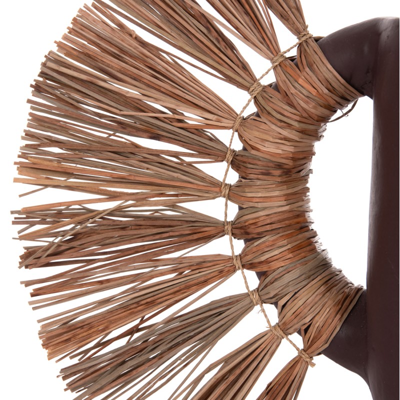 ΕΠΙΤΡΑΠΕΖΙΟ ΔΙΑΚΟΣΜΗΤΙΚΟ ΒΑΖΟ ALICA HM4668.07S ΣΟΚΟΛΑΤΙ ΤΕΡΑΚΟΤΑ & GRASS--55x19x34Υεκ