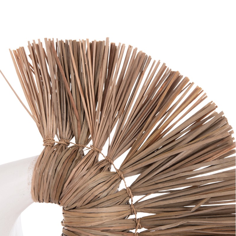 ΕΠΙΤΡΑΠΕΖΙΟ ΔΙΑΚΟΣΜΗΤΙΚΟ ALICA2 HM4671.02 ΛΕΥΚΗ ΤΕΡΑΚΟΤΑ & GRASS--44x18x50Υεκ.