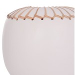 ΕΠΙΤΡΑΠΕΖΙΟ ΔΙΑΚΟΣΜΗΤΙΚΟ ΒΑΖΟ LENNOX HM4675.02L TΕΡΑΚΟΤΑ ΣΕ ΛΕΥΚΟ--Φ22x20Υεκ.