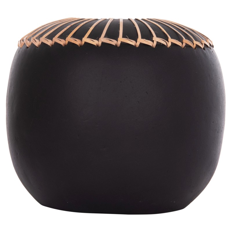 ΕΠΙΤΡΑΠΕΖΙΟ ΔΙΑΚΟΣΜΗΤΙΚΟ ΒΑΖΟ LENNOX HM4675.01L TΕΡΑΚΟΤΑ ΣΕ ΜΑΥΡΟ--Φ22x20Υεκ.