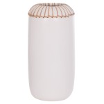 ΕΠΙΤΡΑΠΕΖΙΟ ΔΙΑΚΟΣΜΗΤΙΚΟ ΒΑΖΟ LENNOX HM4675.02S TΕΡΑΚΟΤΑ ΣΕ ΛΕΥΚΟ--Φ18x33Υεκ.