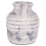 ΔΙΑΚΟΣΜΗΤΙΚΟ ΕΠΙΤΡΑΠΕΖΙΟ ΒΑΖΟ VERMO HM4398 ΤΕΡΑΚΟΤΑ ΣΕ ΑΝΟΙΧΤΟ ΓΚΡΙ Φ21x22Υεκ.