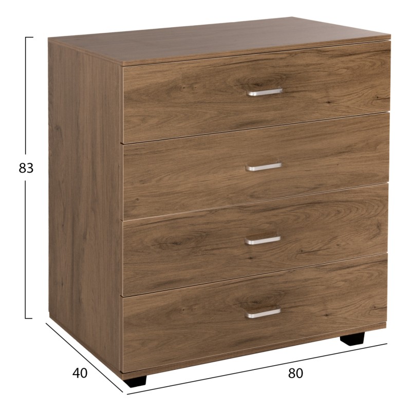 ΣΥΡΤΑΡΙΕΡΑ ΜΕΛΑΜΙΝΗΣ THORG ME 4 ΣΥΡΤΑΡΙΑ DARK OLIVE HM8996.05 80x40x83Υεκ.