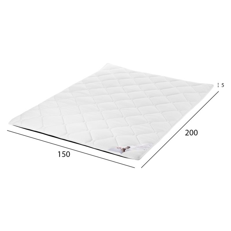 ΑΝΩΣΤΡΩΜΑ ΑΦΡΟΥ HM670.05 ΛΕΥΚΟ 150x200x5Y εκ.