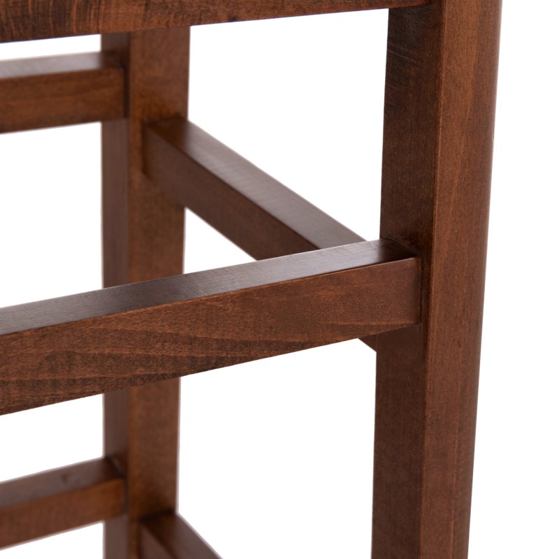 ΣΚΑΜΠO ΚΑΦΕΝΕΙΟΥ ΚΑΦΕ ΜΕ PU ΜΑΥΡΟ ΤΕΤΡΑΓΩΝΟ HM8069 30x34x82Υ εκ.