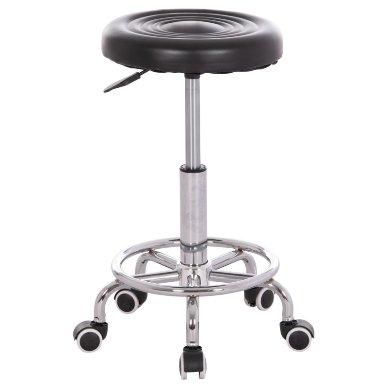 ΣΚΑΜΠΟ ΠΕΡΙΣΤΡΕΦΟΜΕΝΟ ΣΧΕΔΙΑΣΤΗΡΙΟΥ IRIS HM212.21 ΜΑΥΡΟ PU HOMEMARKT Φ32x45-60Υεκ.